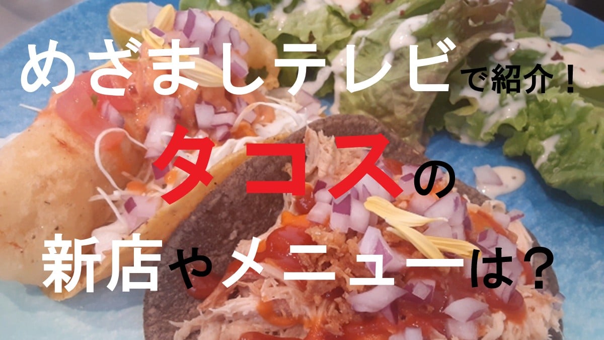 めざましテレビ・タコス